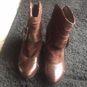 Report Granny boots back zip see pics size 6 Costume Wild West